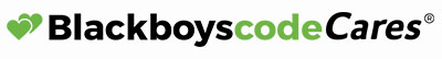 Blackboyscode Cares logo